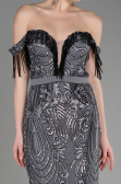 Long Anthracite Mermaid Prom Dress ABU3783