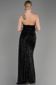 Long Black Scaly Evening Dress ABU3134