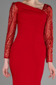 Red Long Evening Dress ABU3712