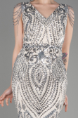 Mink Long Scaly Mermaid Evening Dress ABU3842