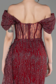 Long Burgundy Evening Dress ABU2706