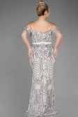 Long Mink Plus Size Engagement Dress ABU3785