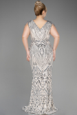 Mink Long Scaly Plus Size Evening Dress ABU3845