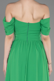 Green Long Chiffon Evening Dress ABU3827