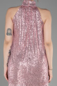 Short Powder Color Party Dress ABK2049