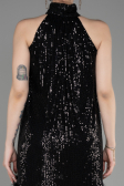Short Black Party Dress ABK2049