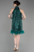 Short Emerald Green Party Dress ABK2049