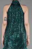 Short Emerald Green Party Dress ABK2049