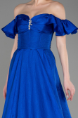 Long Sax Blue Evening Dress ABU3884