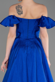 Long Sax Blue Evening Dress ABU3884
