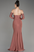 Onion Skin Strapless Long Evening Dress ABU3824
