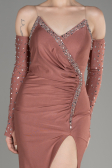 Onion Skin Strapless Long Evening Dress ABU3824