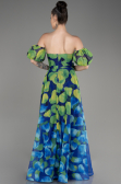 Green Strapless Slit Long Prom Dress ABU3903