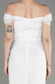 White Long Prom Gown ABU3473