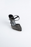 Black Satin Stiletto MJ5165