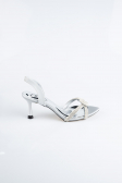 Silver Stony Evening Shoe MJ5166