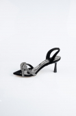 Black Stony Evening Shoe MJ5166