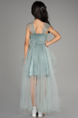 Front Short Back Long Turquoise Girl Dress ABO105