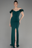 Emerald Green Long Mermaid Evening Gown ABU3891