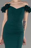 Emerald Green Long Mermaid Evening Gown ABU3891