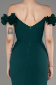 Emerald Green Long Mermaid Evening Gown ABU3891