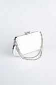 White Satin Night Bag SH834