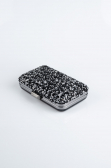 Black-Silver Stony Night Bag SHT827