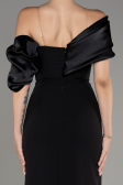 Black Slit Long Evening Dress ABU4024