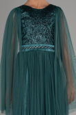 Emerald Green Long Girl Dress ABU3155