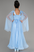 Indigo Long Girl Dress ABU3155