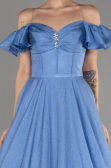 Indigo Long Evening Dress ABU3884