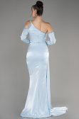 Light Blue One Sleeve Long Formal Evening Dress ABU3976