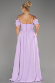 Lila Long Chiffon Plus Size Evening Dress ABU3738