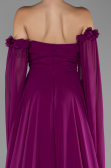 Violet Long Chiffon Evening Dress ABU3462