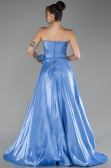 Indigo Strapless Slit Long Ball Gown ABU4015