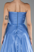 Indigo Strapless Slit Long Ball Gown ABU4015