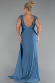 Indigo Long Formal Plus Size Dress ABU3737