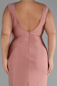 Onion Skin Long Formal Plus Size Dress ABU3737