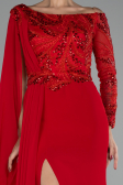 Red Long Evening Dress ABU3511