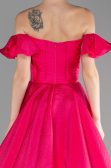 Fuchsia Long Evening Dress ABU3884