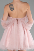 Powder Color Mini Engagement Dress ABK2109