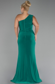 Emerald Green Long Plus Size Engagement Dress ABU4148