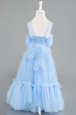 Long Blue Girl Dress ABU4221