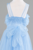 Long Blue Girl Dress ABU4221