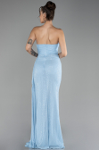 Light Blue Long Scaly Evening Dress ABU3134