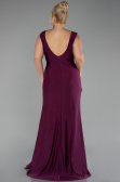 Plum Long Formal Plus Size Dress ABU3737