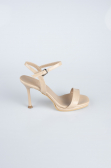 Long Mink Patent Leather Evening Shoe ABU4235