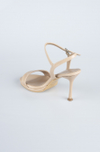 Long Mink Patent Leather Evening Shoe ABU4235