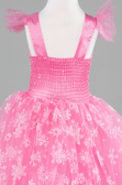 Pink Long Girl Dress ABU4238