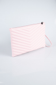 Pink Leather Evening Bag KC413